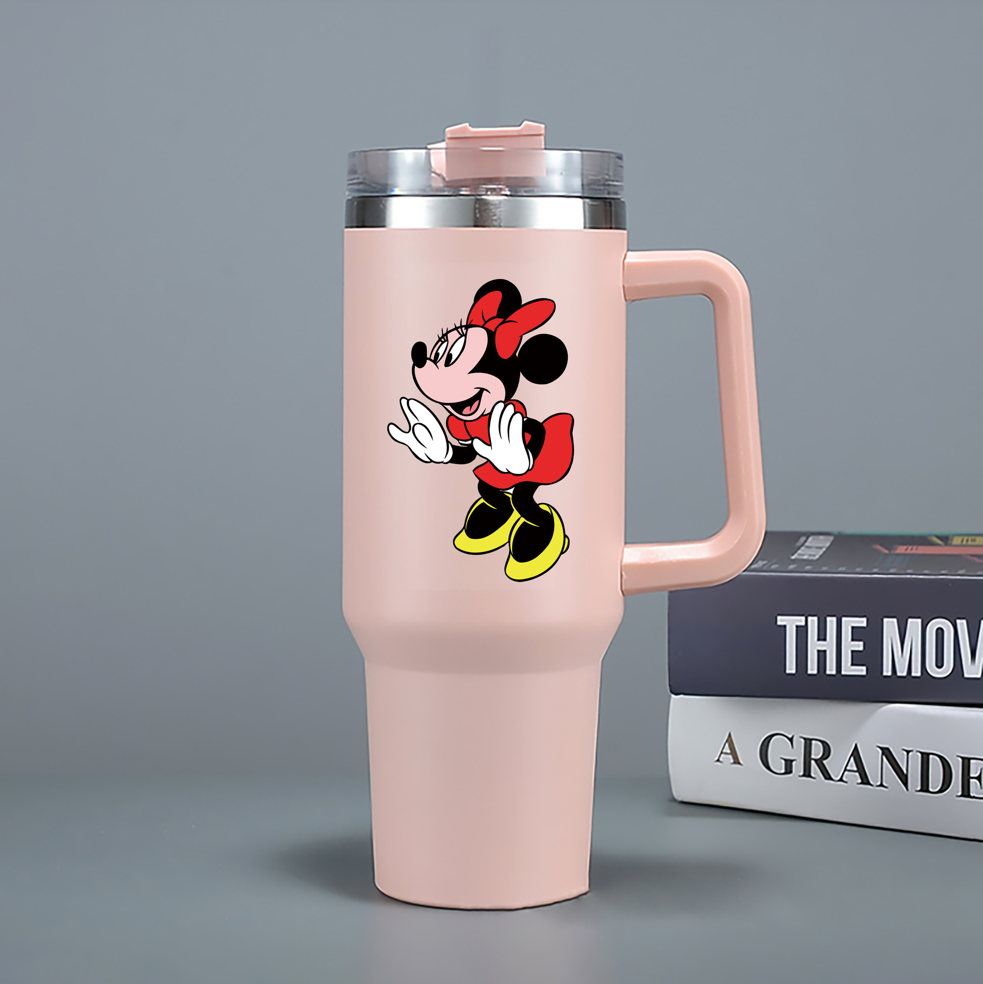 （画像用） ミッキーマウス Mickey Mouse 1200mL車用タンブラー（カラープリント）